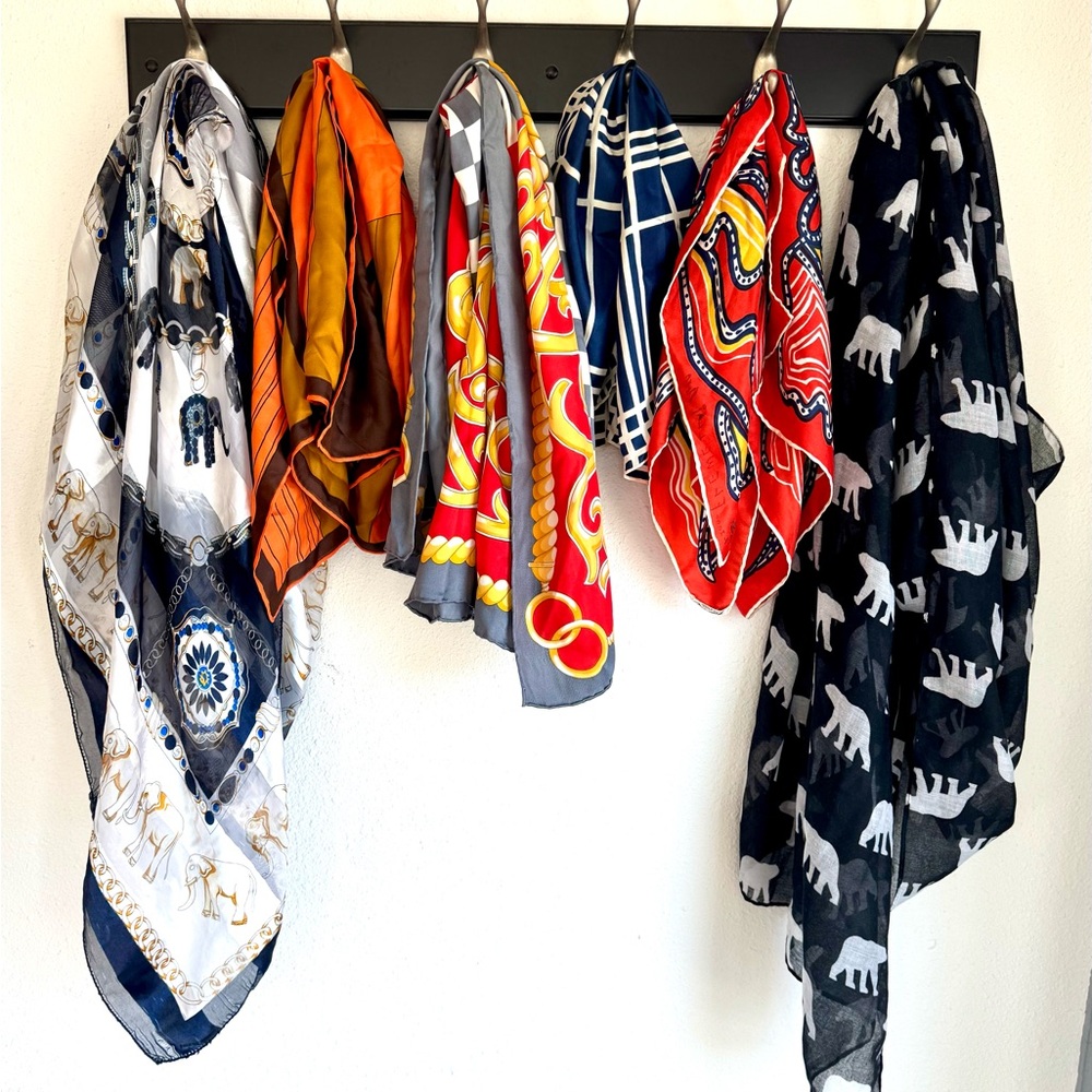 Colorful Patterned Scarves Collection